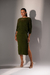 Conjunto Vestido e Blusa Rendada Tricô | Verde