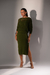 Conjunto Vestido e Blusa Rendada Tricô | Verde