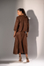 Jaqueta Suede Recortes | Marrom - loja online