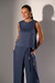 Conjunto Blusa e Calça Transpasse 