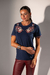 Blusa Malha Bordada | Marinho - Doce Maria