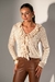 Blusa tricô manga longa babados Doce Maria Petropolis