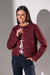 Jaqueta Swede Zara | Bordo