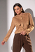 Jaqueta Swede Zara | Caramelo - comprar online