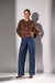 Calça Jeans Pantalona Básica