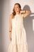 Vestido Midi Bordado - Cru - loja online