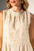 Imagem do Vestido Midi Bordado - Cru