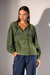 Blusa Boho Bordada - Verde - Doce Maria