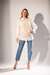 Blusa 2 em 1 Colete e Camisa - Bege - loja online