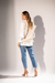 Blusa 2 em 1 Colete e Camisa - Bege