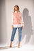 Blusa 2 em 1 Colete e Camisa - Rosa - Doce Maria