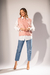 Blusa 2 em 1 Colete e Camisa - Rosa - loja online