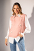 Blusa 2 em 1 Colete e Camisa - Rosa - comprar online