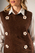 Imagem do Blusa 2 em 1 Colete e Camisa - Marrom