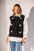 Blusa 2 em 1 Colete e Camisa - Preta - loja online