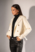 Jaqueta Curta Trench Coat- Marfim - loja online
