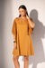 Vestido Manga Colmeia - Doce Maria