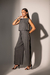 Imagem do Conjunto Blusa e Calça Listra Lateral | Cinza