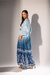 Imagem do Vestido Longo Boho Estampado - Azul