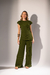 Conjunto Tricô Blusa e Calça - Verde - comprar online