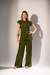 Conjunto Tricô Blusa e Calça - Verde