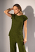 Conjunto Tricô Blusa e Calça - Verde na internet