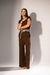 Imagem do Conjunto Tricô Blusa e Calça - Marrom