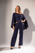 Conjunto Tricô 3 Peças - Marinho - comprar online