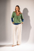 Blusa Polo Tricô Manga Longa Color