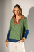Blusa Polo Tricô Manga Longa Color