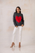 Blusa Tricô Coração | Cinza - Doce Maria