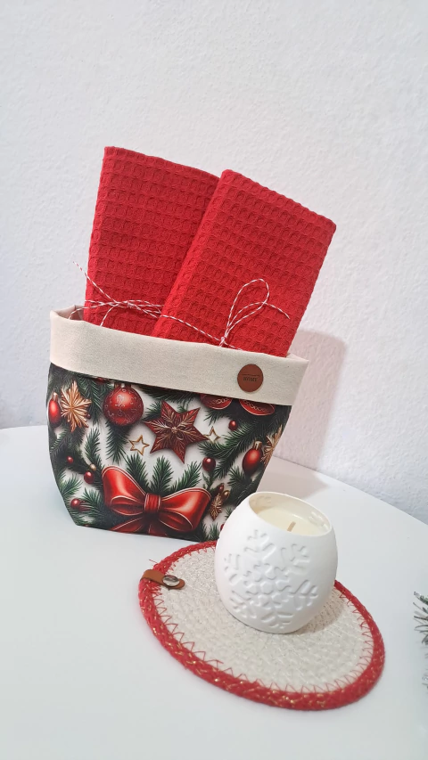 Vela Aromática Navideña sin Tapa