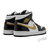 Tênis Nike Air Jordan 1 Mid Patent 'Black Gold' na internet