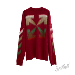 Suéter Off-White Mohair Red