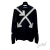 Sueter Twisted Arrows 01 Off-White Black