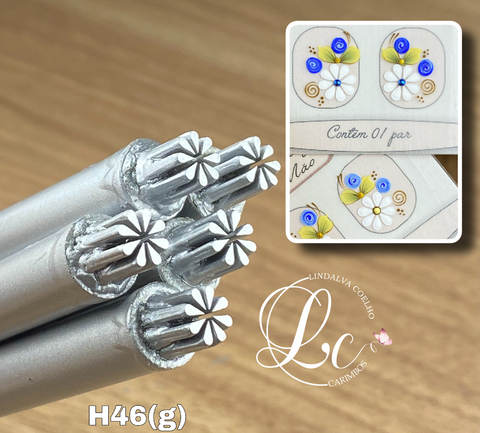 Carimbo artesanal H46 G - www.lindalvacoelho.com.br