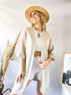 kimono senegal. (lino) - tienda online