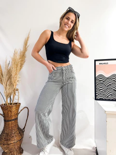 Widleg gabardina rayada - comprar online