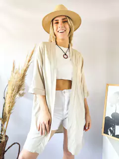 kimono senegal. (lino) - Broxen