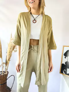 kimono senegal. (lino) - tienda online
