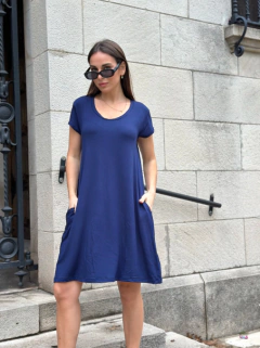 Imagen de Vestido Trinidad corto con mangas Modal