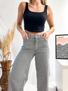 Widleg gabardina rayada - tienda online