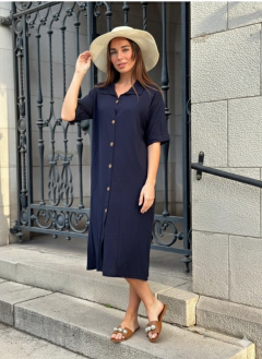 VESTIDO CAMISERO LINO