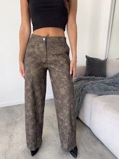 Pantalón cuerina vintage - tienda online