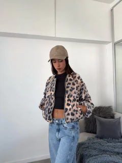 Bomber print de paño con forreria - Broxen