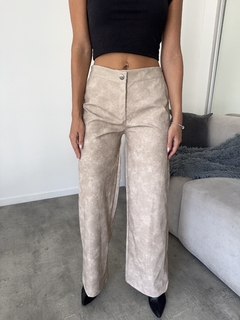 Pantalón cuerina vintage - comprar online