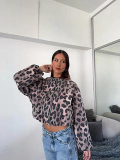 Bomber print de paño con forreria - Broxen