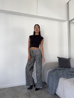 Pantalón cuerina vintage - tienda online