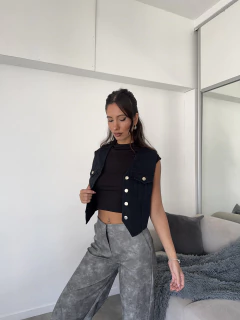 Chaleco gabardina lisa - comprar online