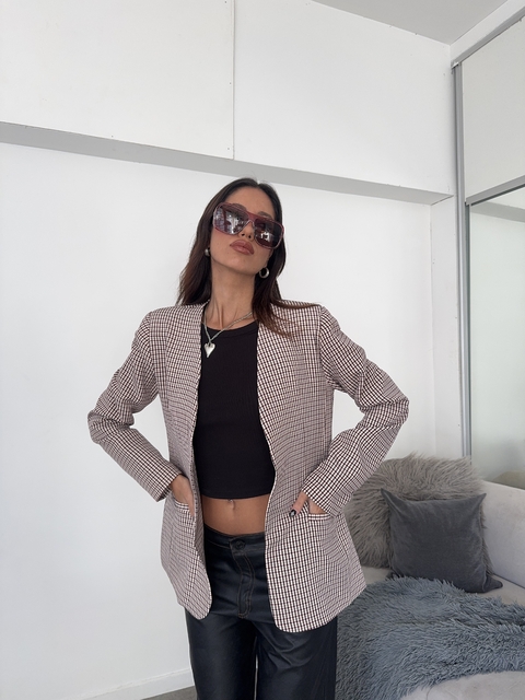 Blazer Tartan forrado - comprar online